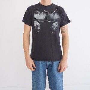 Vintage Y2K Star Wars Graphic T Shirt Black Movie Streetwear Cotton Sci Fi Large